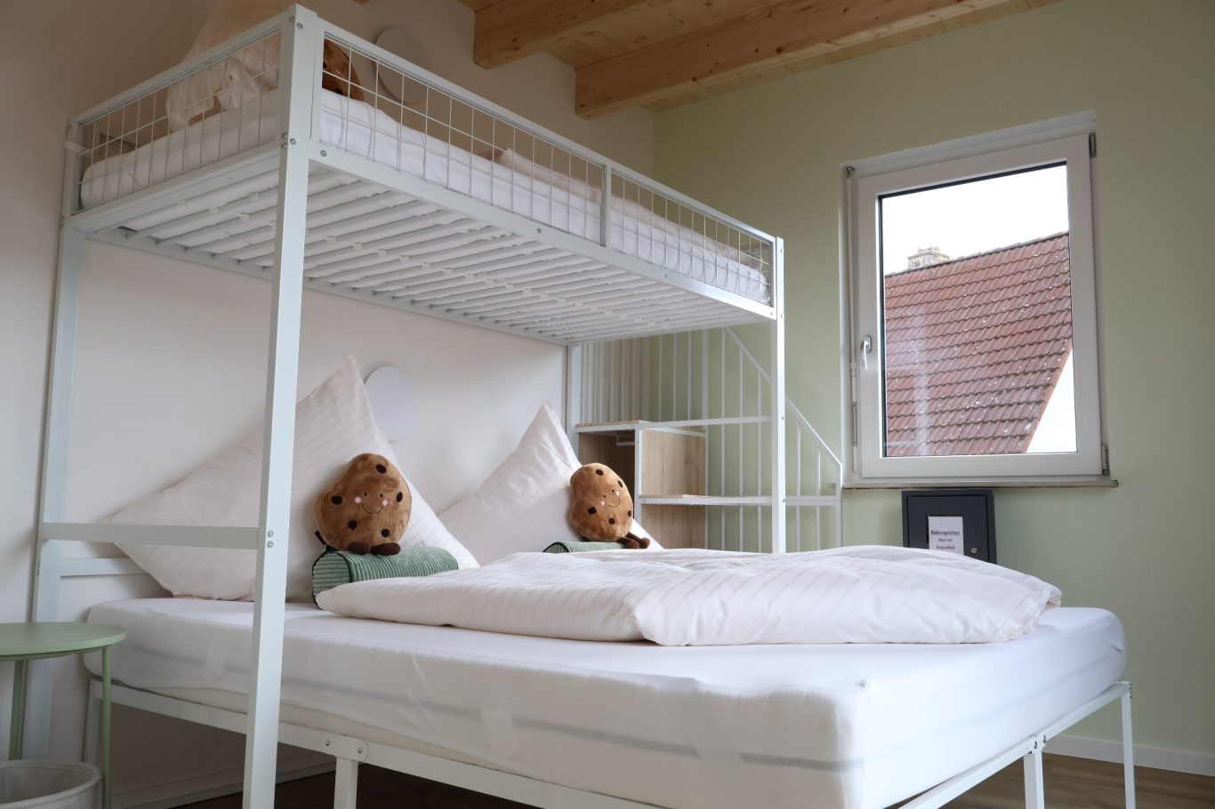 Schlafzimmer Ferienwohnung bei Tripsdrill